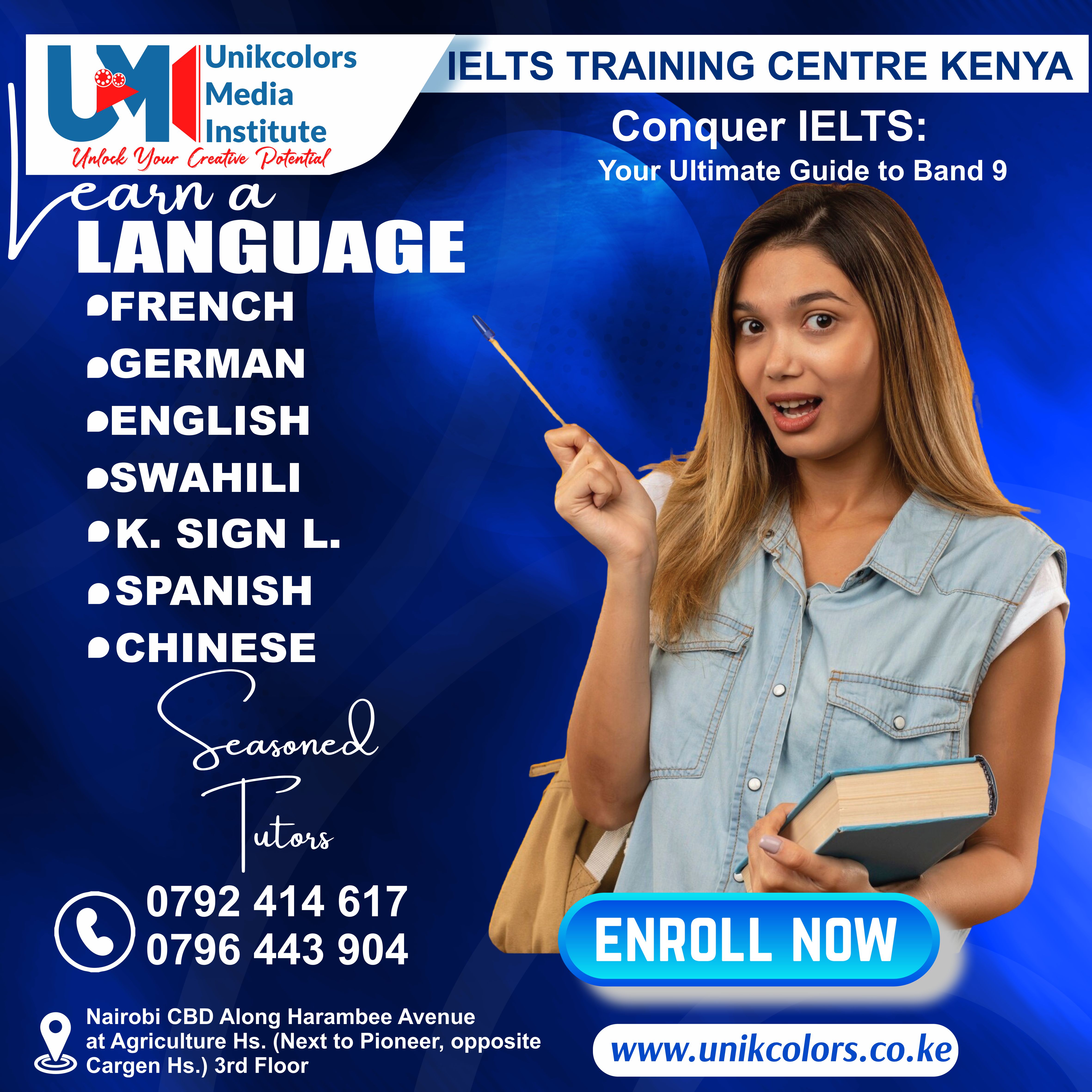 LANGUAGE TRAINING CENTRE - GERMAN | ENGLISH | FRENCH | CHINESE | SPANISH | SWAHILI | KENYA SIGN LANG